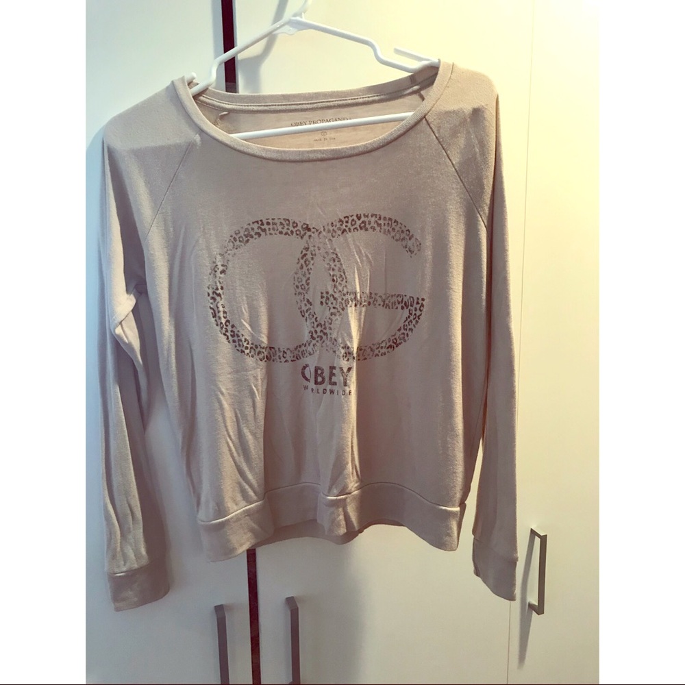 S Cheetah Print Women’s Obey Top